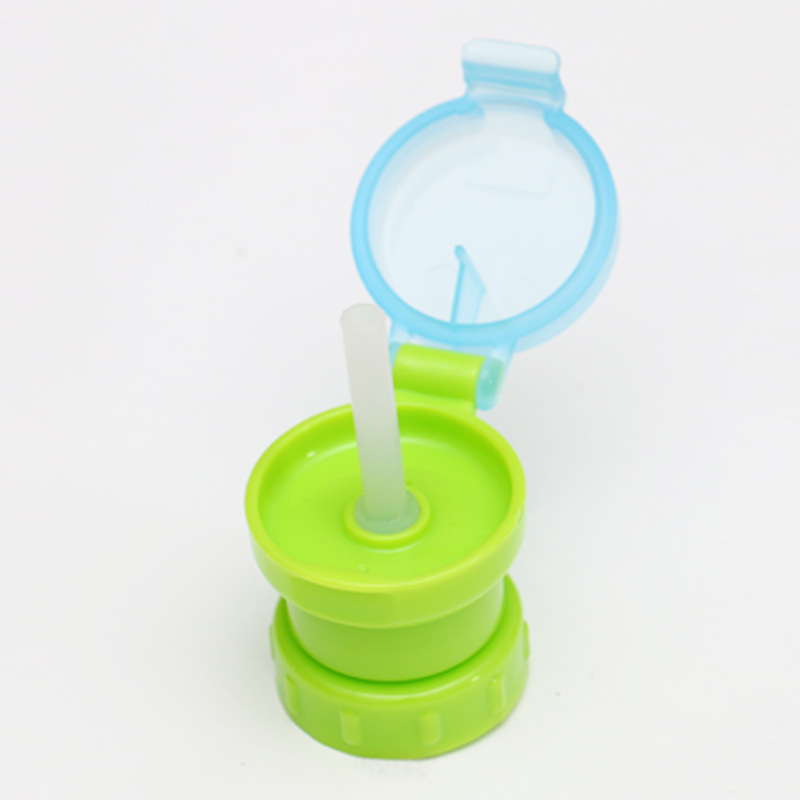 Bottled drink straw cover straw suction nozzle children portable drink anti-choke anti-overflow water dispenser with adapter