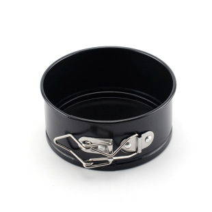 4 Inch Round Cake Mould with Live Bottom and Live Buckle Mousse Ring Carbon Steel Non-Stick Baking Pan Cake Baking Utensils