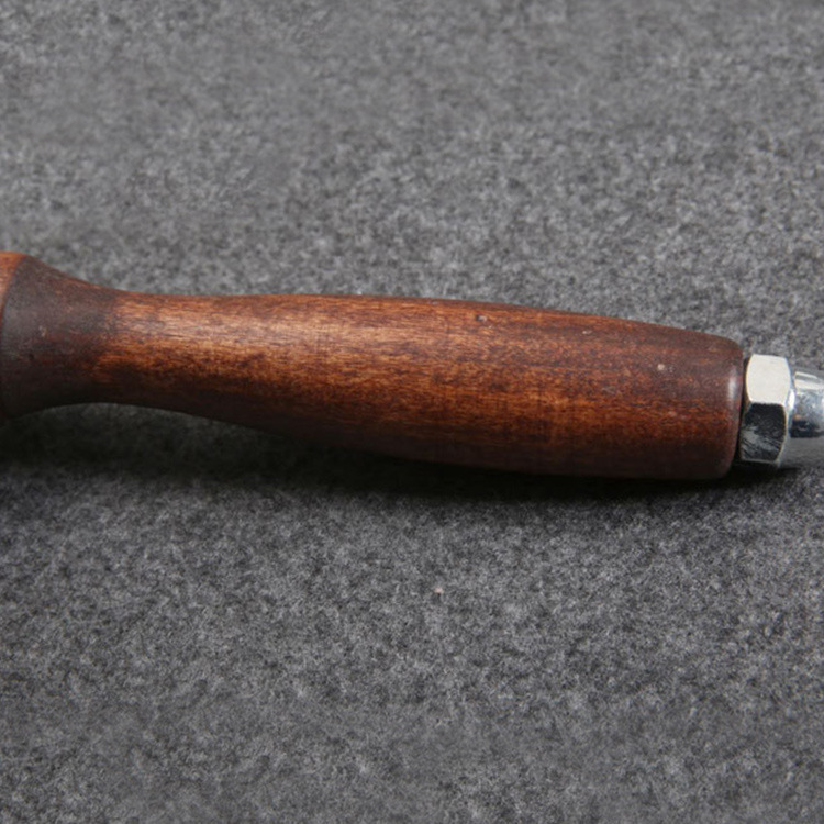 Diy手作り皮革工具木柄皮彫刻ハンマープリントハンマーナイロンハンマー彫刻ハンマー菱斬り革ハンマー|undefined