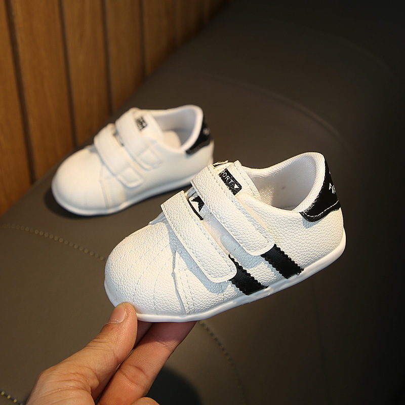 A generation of girls baby white shoes Children's casual shoes men's baby toddler shoes 2019 spring and autumn New