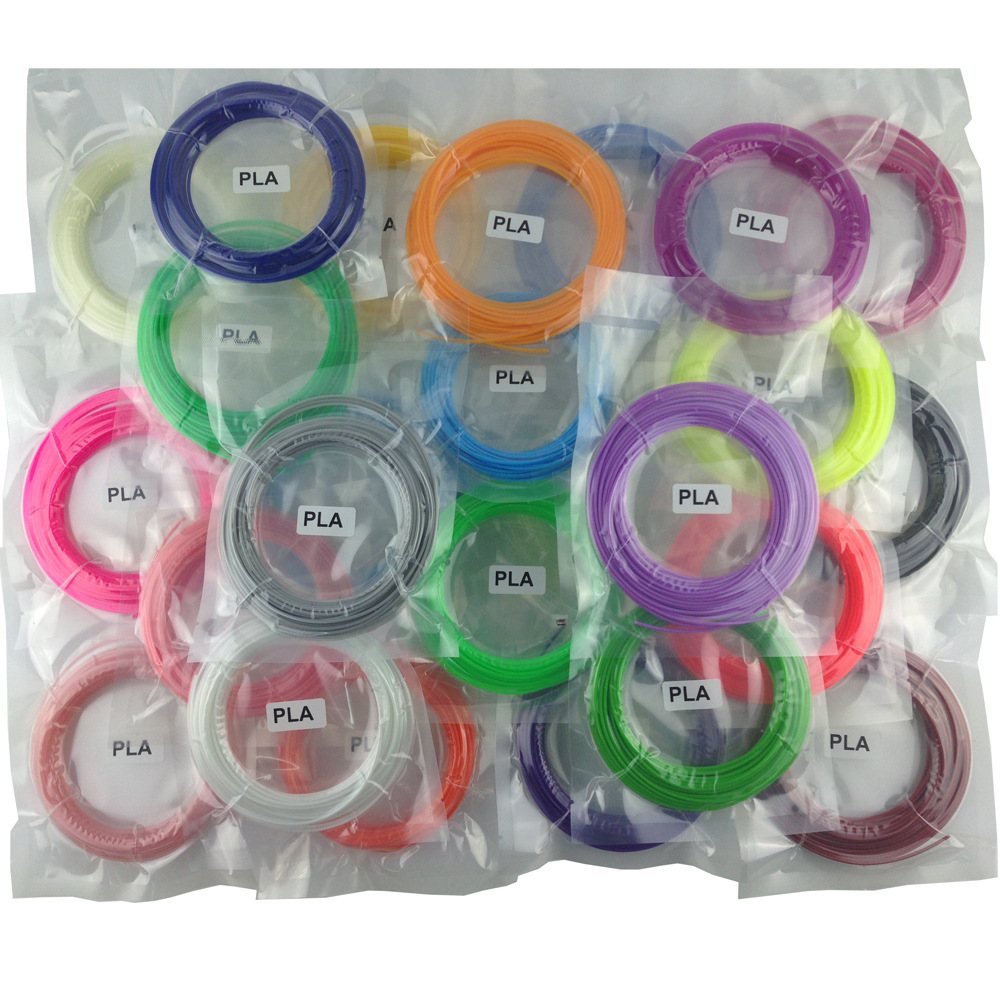 Factory Source environmental protection 3d printing consumables three d pen specific consumption material PLA/ABS/low temperature PLC wire 1.75mm