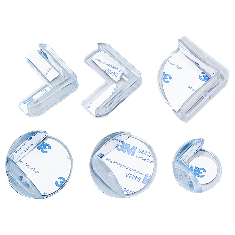 Thickened Table Corner Transparent Silicone Anti-collision Corner Anti-collision Corner Protective Cover Table Coffee Table Children's Bag Table Corner