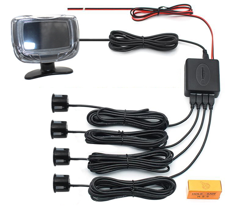 LCD square screen reversing radar analog reversing Display LCD reversing radar HD high brightness private model
