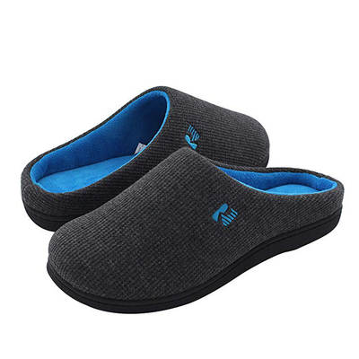 Spot fama foot BSCI slow rebound gel gel memory sponge sedex step-resistant TPR compound cloth slippers