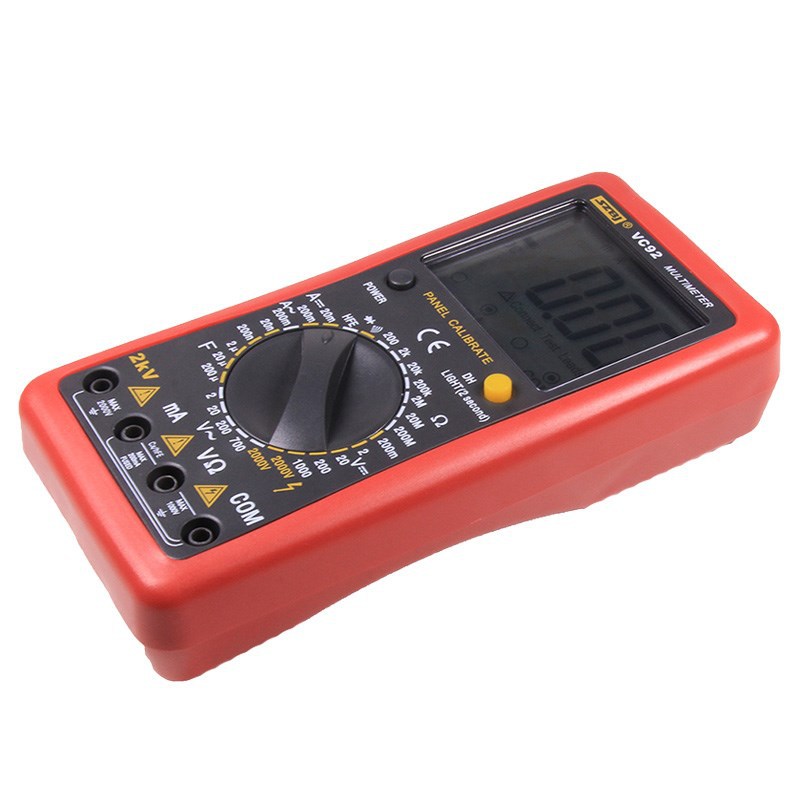 VC92 Digital Multimeter 2000V AC/DC Voltage Measurement 2KV High Voltage Multi-purpose Backlight Meter Shenzhen Binjiang
