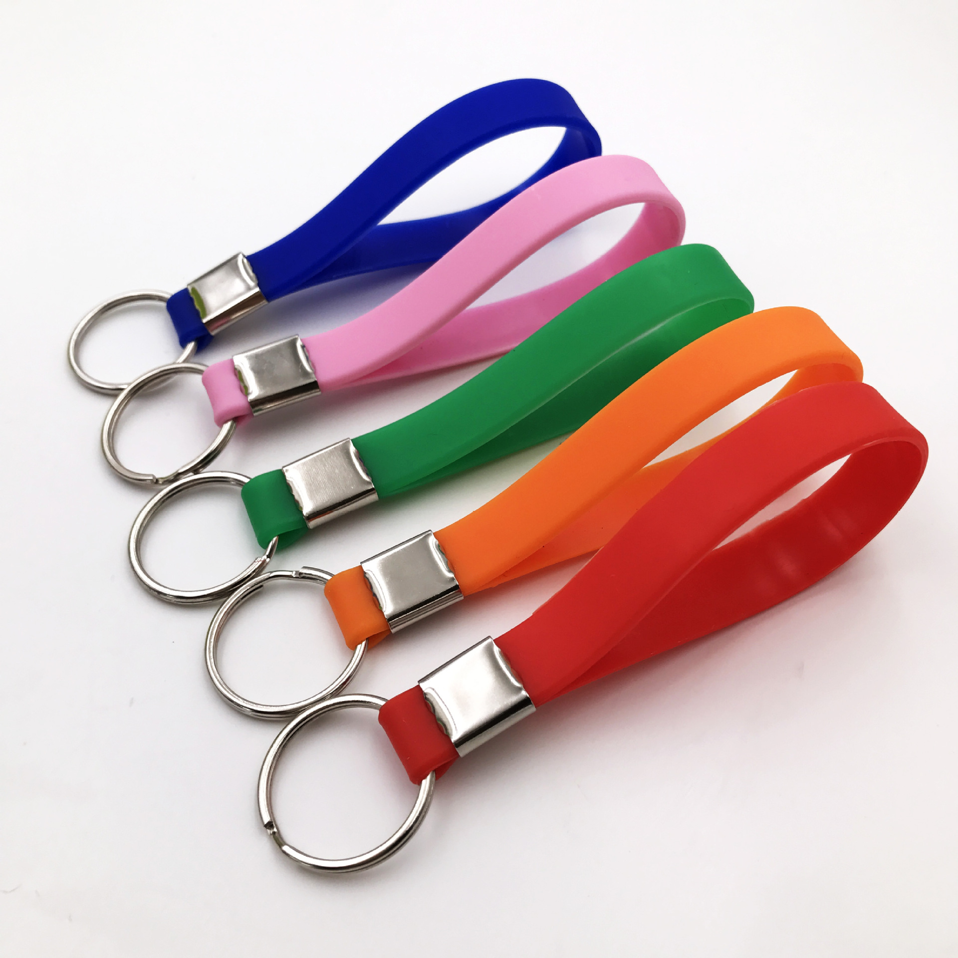 Engraved silicone keychain custom bracelet rubber key ring silicone custom keychain accessories keychain silicone