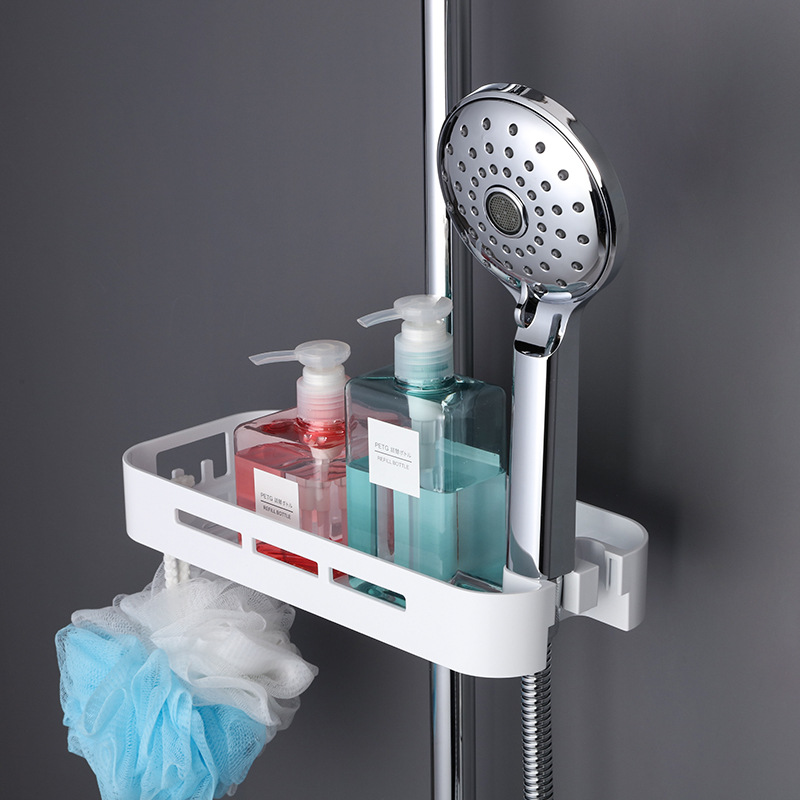 Bathroom shower rack punch-free bathroom lifting shower tray bathroom soap tray factory outlet
