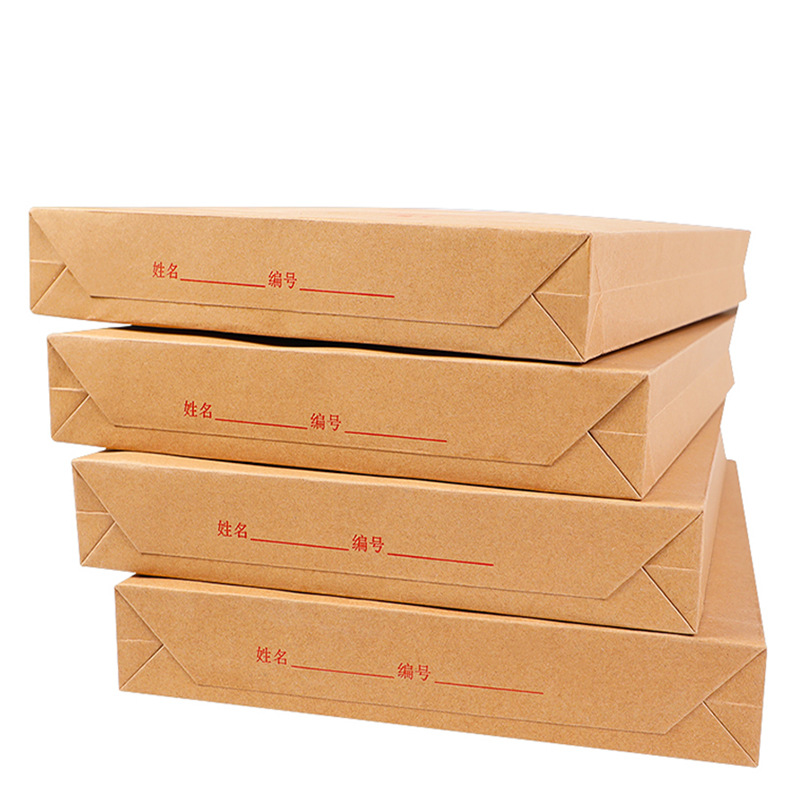 Wholesale File Bag Kraft Paper A4 Thickened File Bag Information Bag Bidding Contract Large Capacity Paper Storage Bag