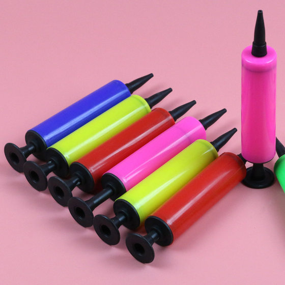 Balloon pump large pump portable push inflatable tube wedding supplies wholesale factory direct sales