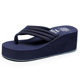 6cm Women's Flip Flops Personalized Fashion Non-slip Deodorant Outer Wear Seaside Thick Slippers Spring and Summer 2025 New