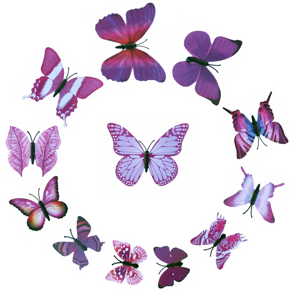 3D Simulation Butterfly Furniture Decorative Wall Sticker