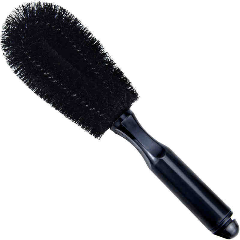 Car hub brush car washing tool tire brush car cleaning kit car dust removal cleaning supplies small black brush