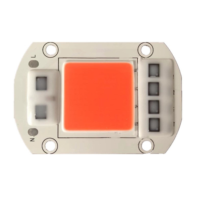 AC220V drive-free 50W integrated LED white warm white road spot lamp projection lamp bulb chip lamp board 20-200W