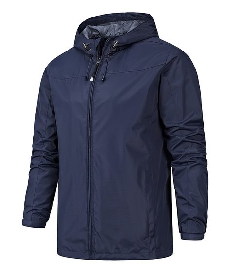 Outdoor windproof waterproof four-season mountaineering suit men's thin spring and autumn single-layer jacket women's one-piece hair