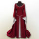 2019 European and American Vintage All Saints Christmas party Long Sleeve Embroidered Round Neck Slim-Fit Women's Dress
