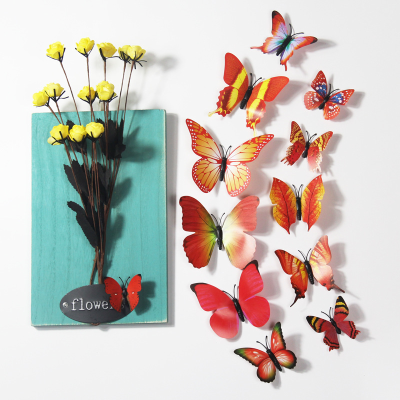 3D Simulation Butterfly Furniture Decorative Wall Sticker