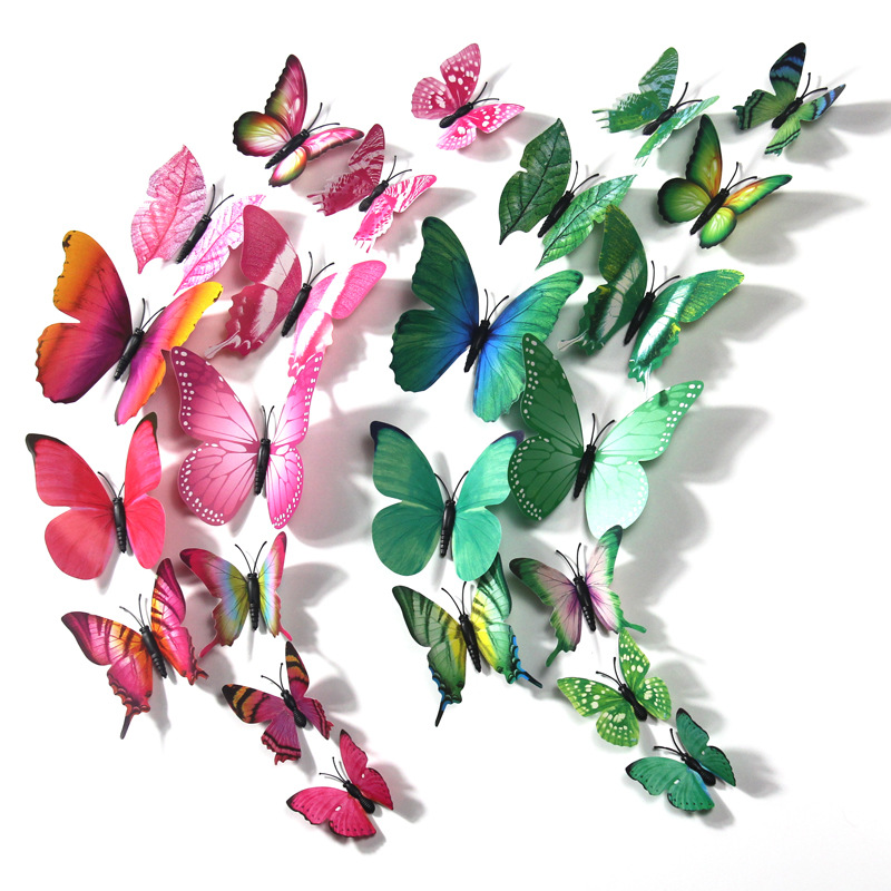 3D Simulation Butterfly Furniture Decorative Wall Sticker