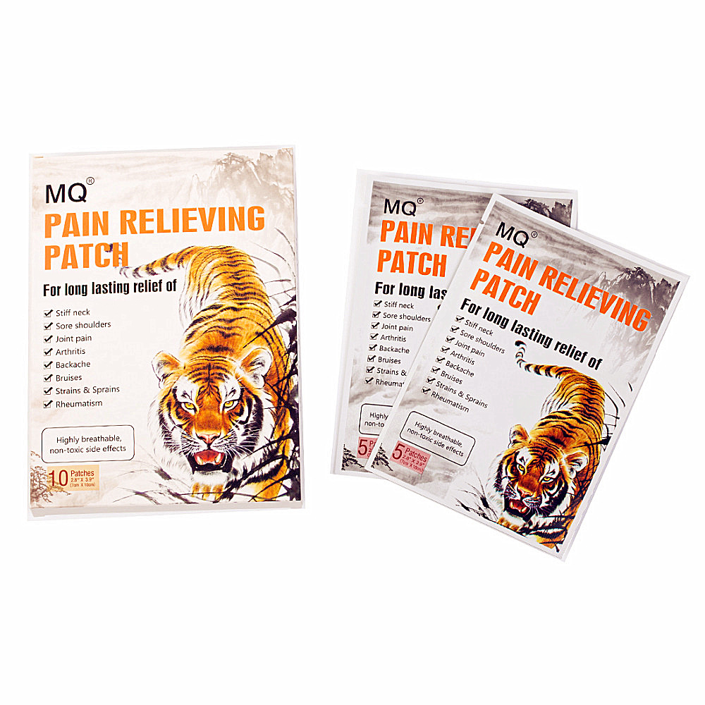 Cross-border foreign trade wholesale MQ tiger paste English version of lumbar vertebra cervical vertebra paste shoulder circumference paste joint paste a generation of hair
