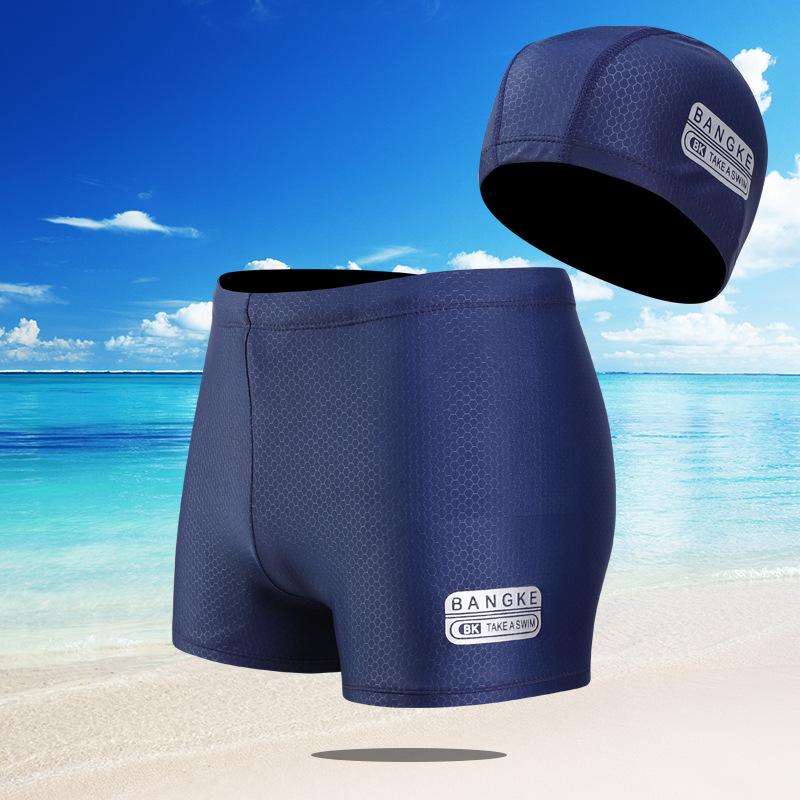 Cross-border new swimming trunks men's beach pants men's boxer hot spring swimming trunks foreign trade men's swimming suit