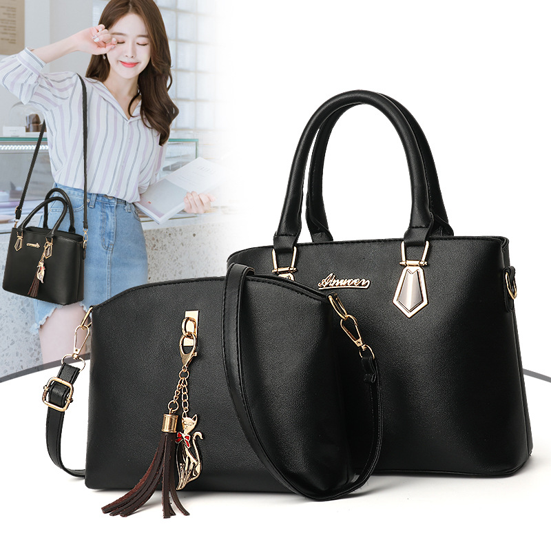 [Shichen women's bag] 2023 new fashion trendy women's handbag foreign trade mother and child bag simple shoulder bag