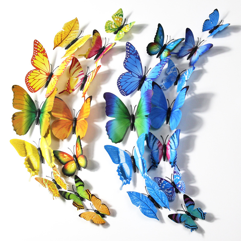 3D Simulation Butterfly Furniture Decorative Wall Sticker