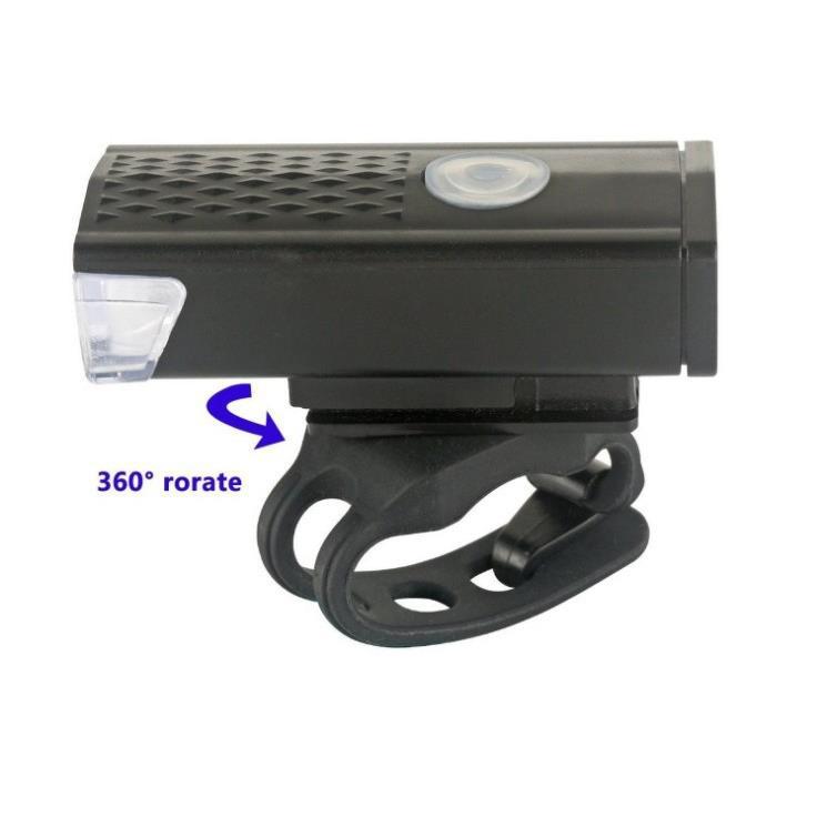 2255 bicycle headlight USB charging super bright lighting headlight tail light set Mountain Bike Night riding headlight