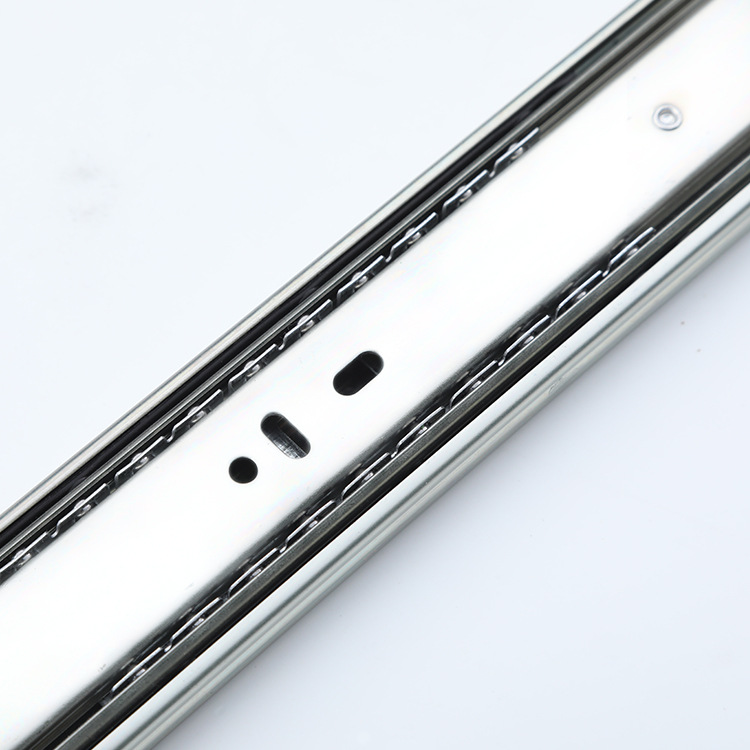 4510/4 inch to 40 inch tri-fold slide drawer rail cabinet mute drawer rail Aodeli Furniture Hardware