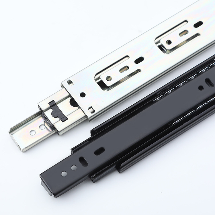 4510/4 inch to 40 inch tri-fold slide drawer rail cabinet mute drawer rail Aodeli Furniture Hardware