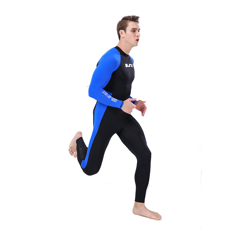 Cross-border Lycra wetsuit for men and women SLINX thin quick-drying swimsuit one-piece waterproof mother-in-law surfing sun protection clothing wholesale