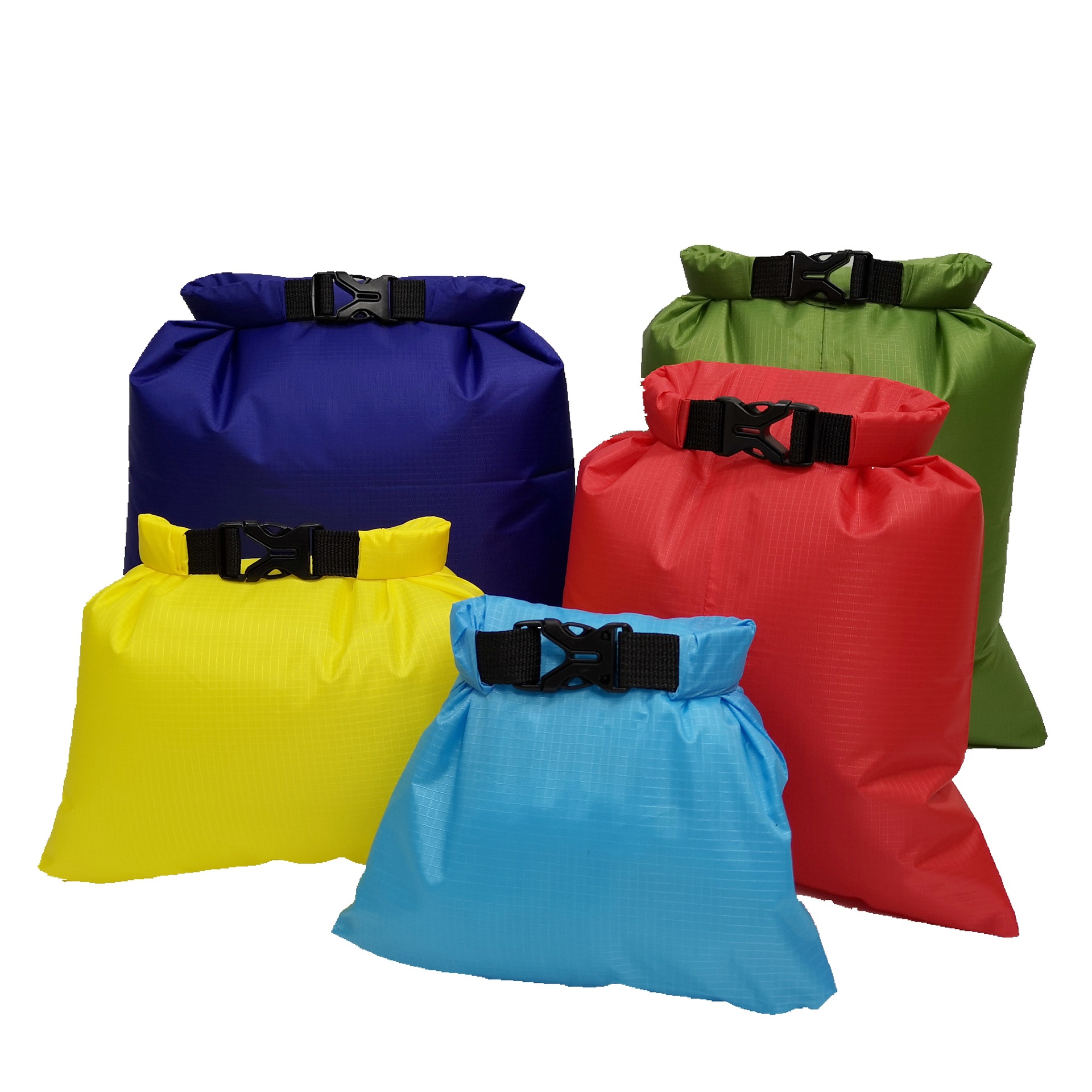 Multi-functional light upstream drifting five-piece waterproof bag waterproof storage bag bag color color matching