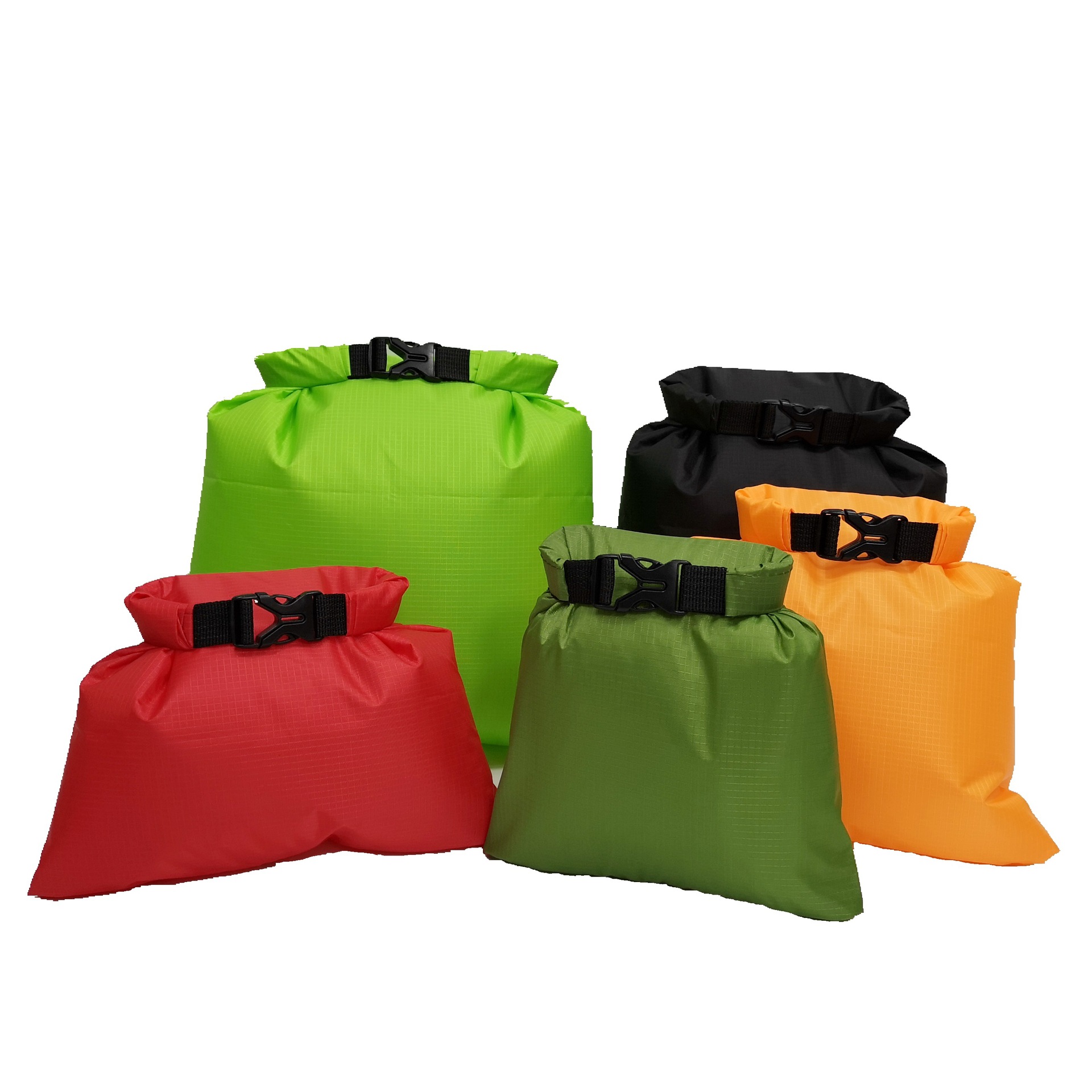 Multi-functional light upstream drifting five-piece waterproof bag waterproof storage bag bag color color matching