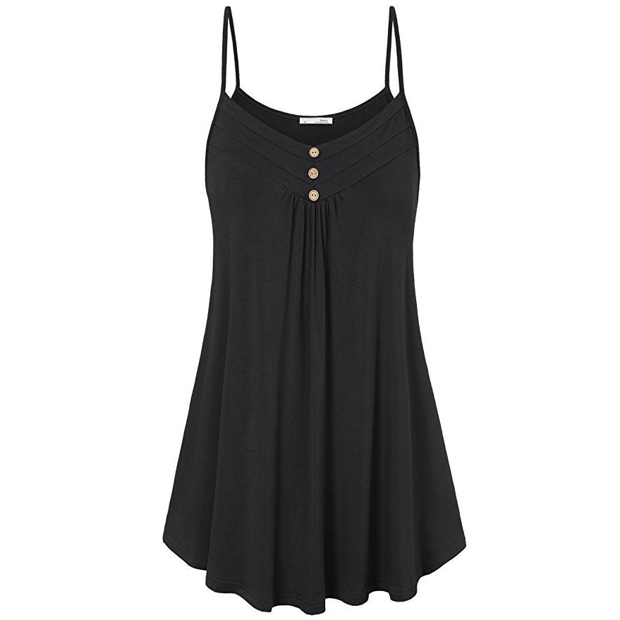 wish Amazon AliExpress hot sale hot sale women's clothing 2024 Summer loose sexy V-neck camisole plus size