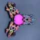 27-colorful lyu3 bu4 square Sky painting halberd