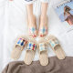 Linen slippers summer men's and women's home couple floor slippers Korean style cotton and linen home non-slip wear-resistant Women's