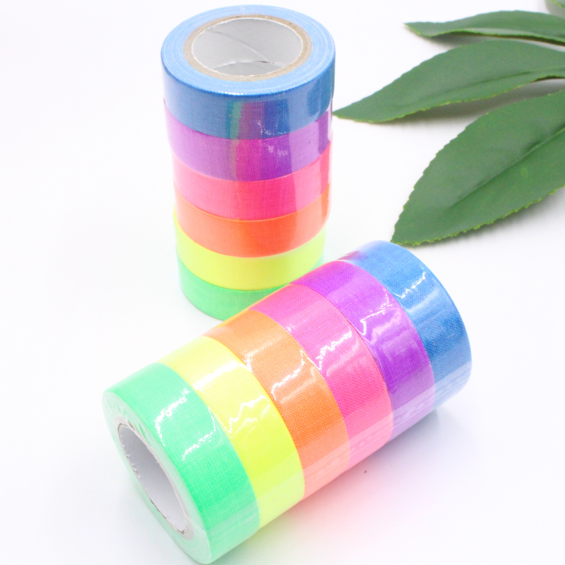 Fluorescent UV cotton tape Matt high sticky luminous purple light tape electric film stage magic props performance