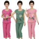 Mother Pajamas Women's Summer Cotton and Linen Short-sleeved Two-piece Suit Spring and Summer Thin Middle-aged and Elderly Grandma Home Clothes