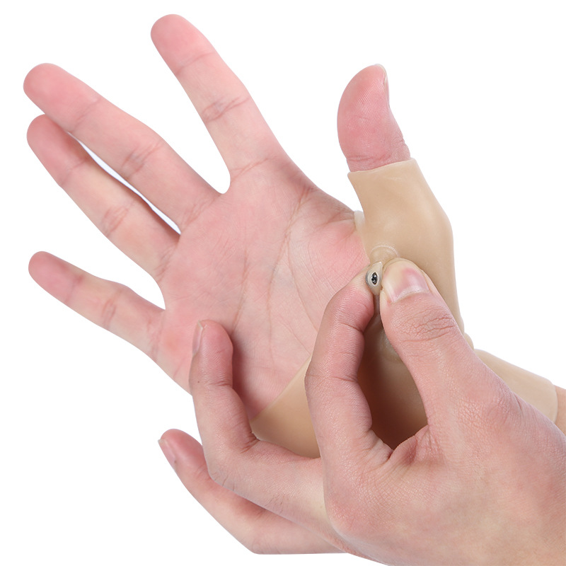 Factory direct magnetic gloves mouse hand finger wrist sprain fixed silicone wristband