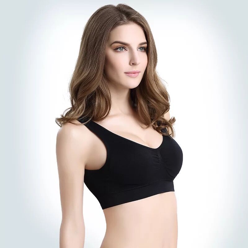 Cross-border foreign trade single-layer large size no chest pad no steel ring vest bra sports sleep bra