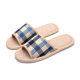 Linen slippers summer men's and women's home couple floor slippers Korean style cotton and linen home non-slip wear-resistant Women's