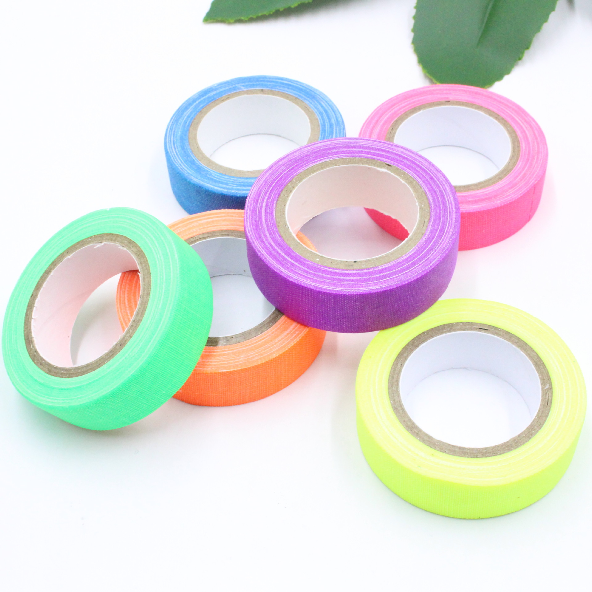 Fluorescent UV cotton tape Matt high sticky luminous purple light tape electric film stage magic props performance
