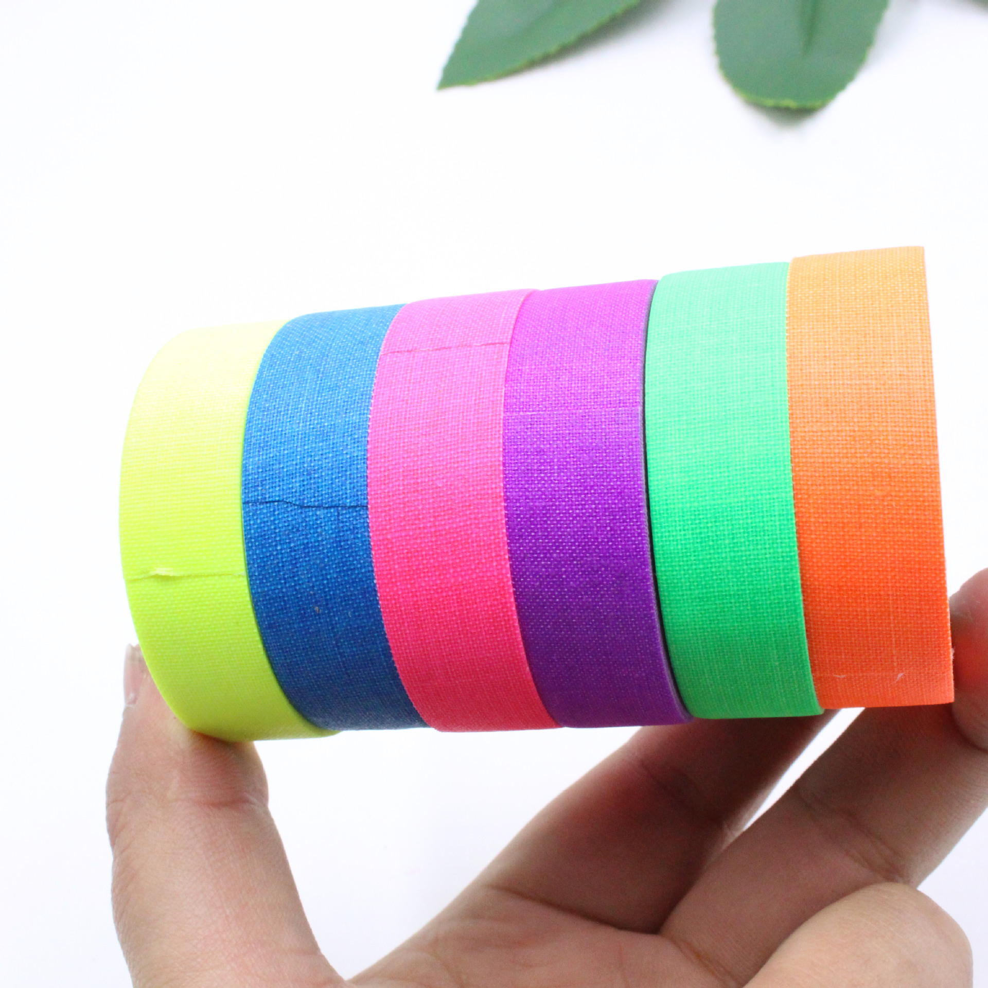 Fluorescent UV cotton tape Matt high sticky luminous purple light tape electric film stage magic props performance