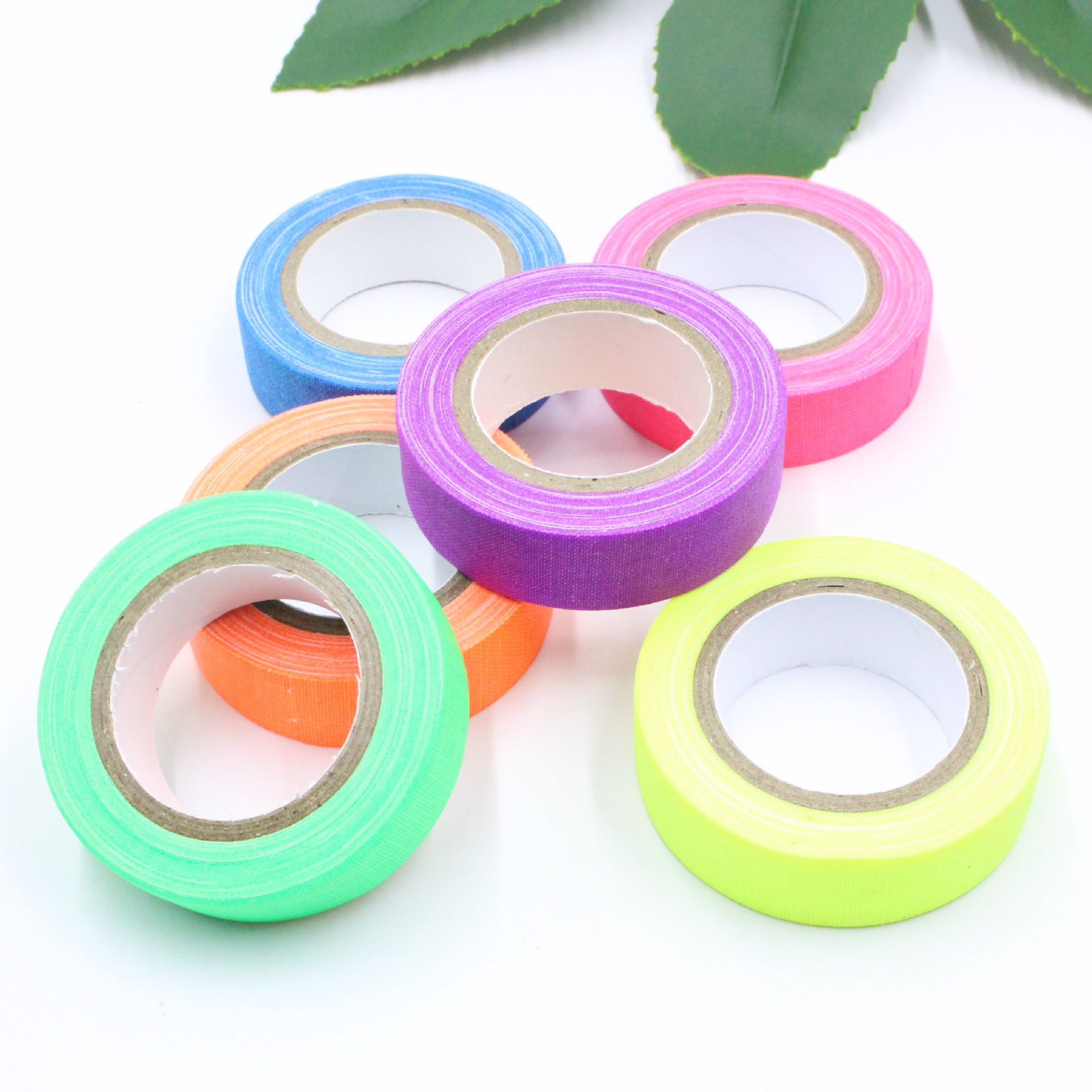 Fluorescent UV cotton tape Matt high sticky luminous purple light tape electric film stage magic props performance