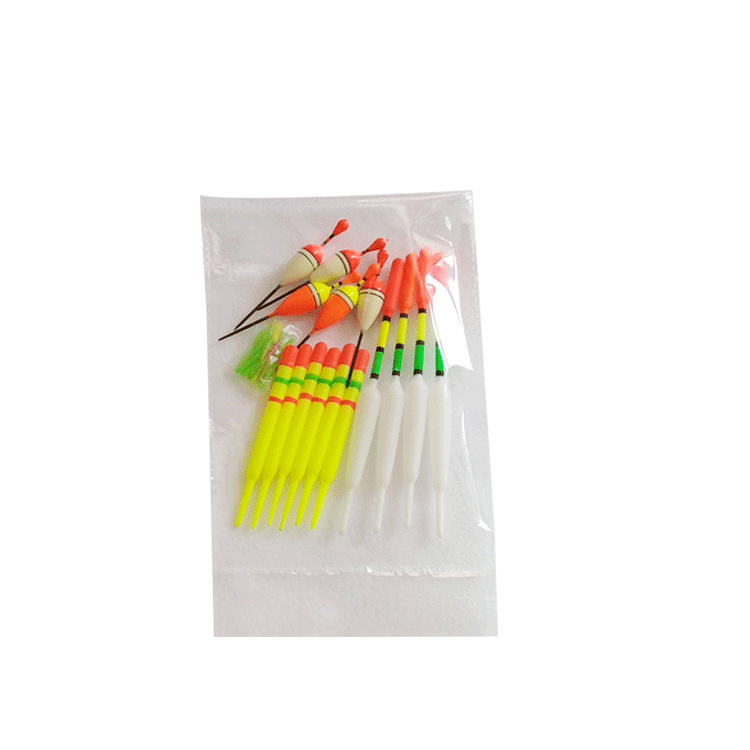 Wholesale supply of fish float set card plastic fish float variety eye-catching fishing gear float set