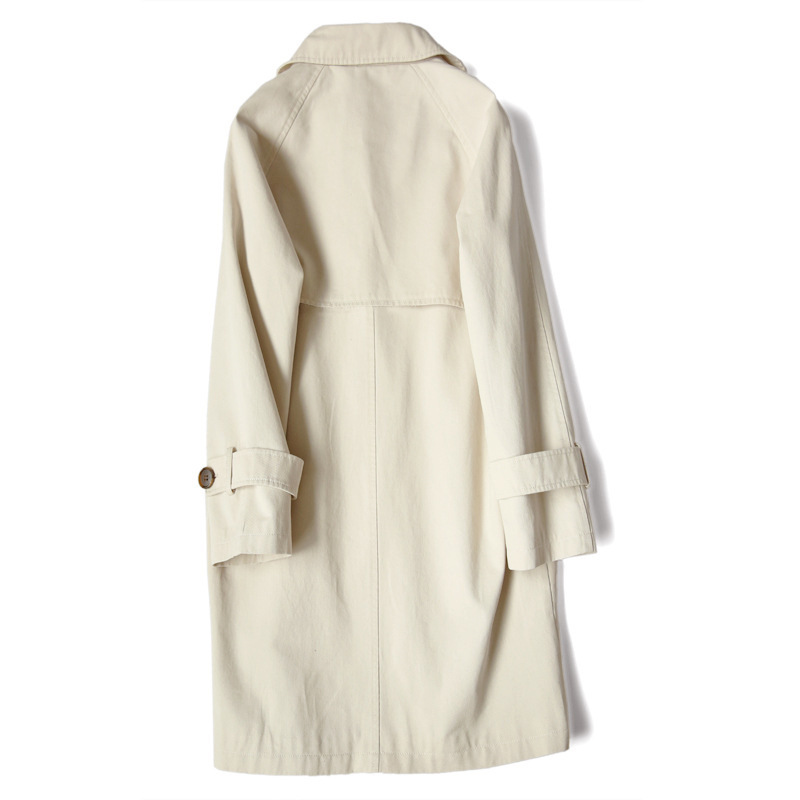 Temperament windbreaker women's long 2023 autumn women's cotton casual coat women's clothes Japanese new a generation of hair