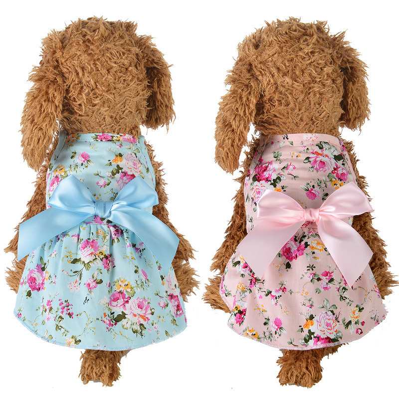 春夏ピュアコットンペットドレスレースプリンセスドレス犬服犬アパレル|undefined