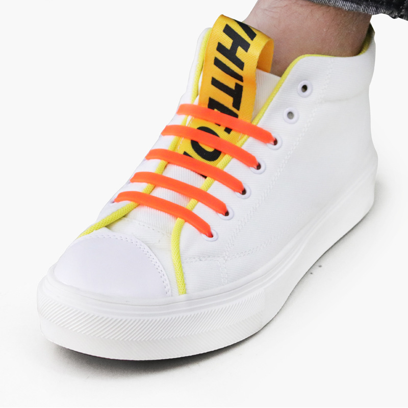 v-tie factory direct adult elastic tie-free arrow-free sports silicone shoelace lazy casual shoelace