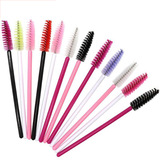 Disposable nylon brush mini portable color eyelash roll spiral eyebrow brush eyelash brush makeup comb