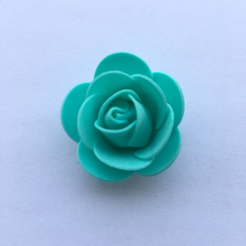 3.5cm foam flower pe foam rose head wedding candy box decoration accessories simulation foam flower fake flower