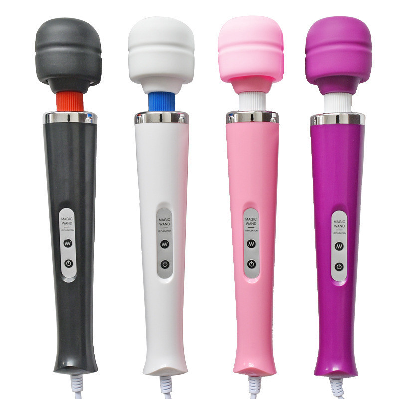 In-line powerful vibrating massage stick charging large vibrator female masturbation large AV stick adult supplies cross-border