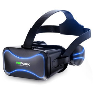 Gafas vr montadas en la cabeza de realidad virtual inteligente todo en uno más mango de juego teléfono móvil caja especial productos de casco
